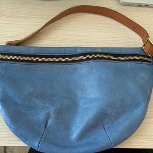 Clare V. Cobalt Blue Grande Fanny